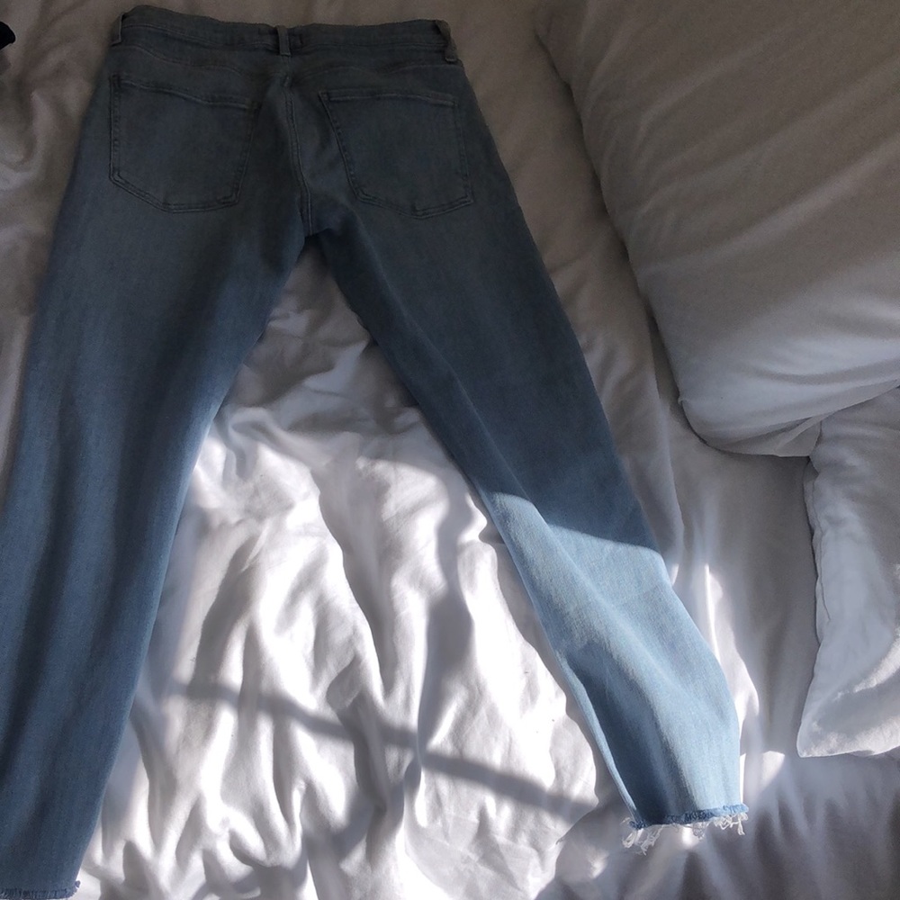 Agolde Sophie Raw Hem Mid Rise Ankle Crop - Picture 9 of 9